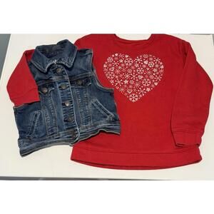 Girls 2 Pieces Top Clothes Size 6/6X